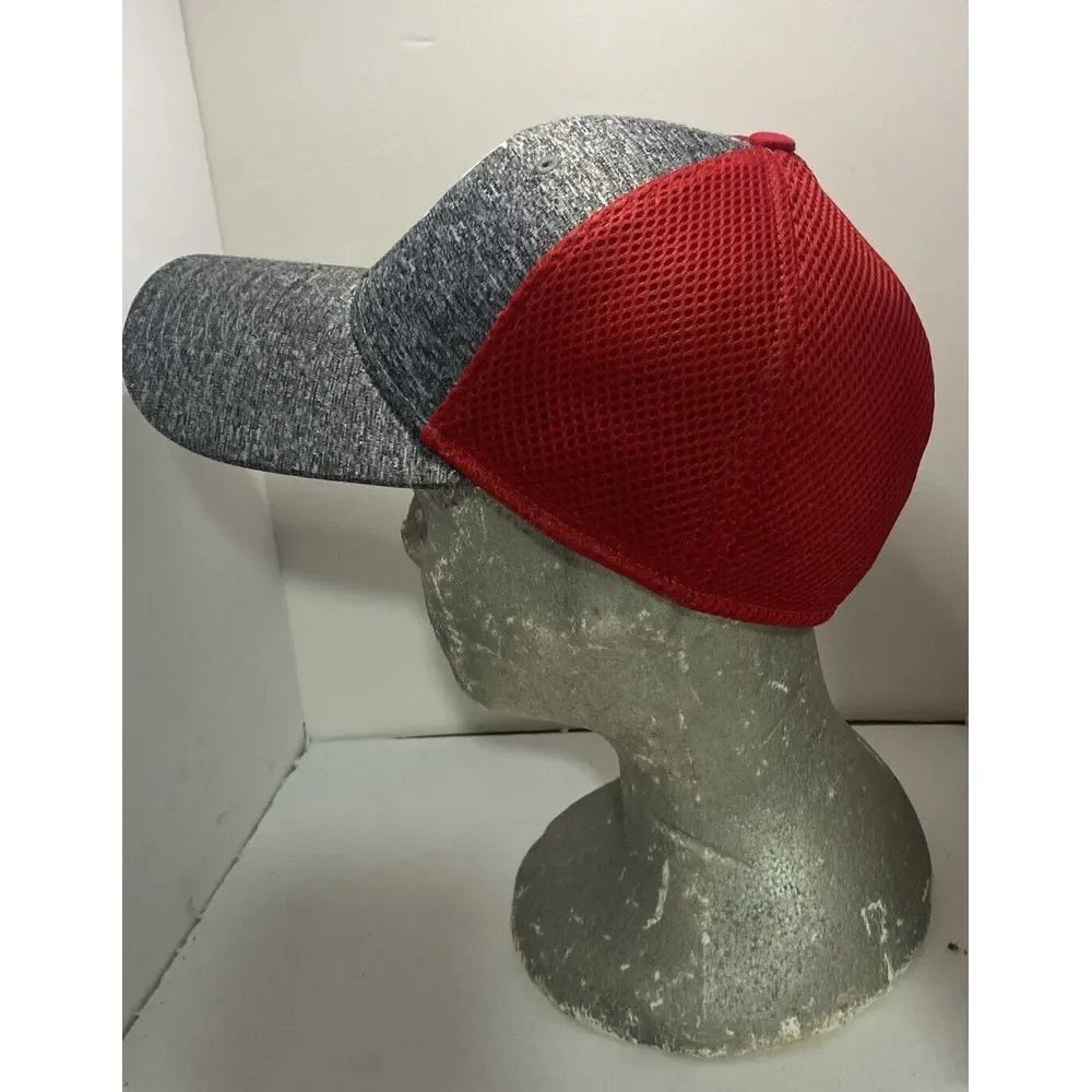 New Era 39thirty Louisville Cap Small-‎ Medium Red Gray